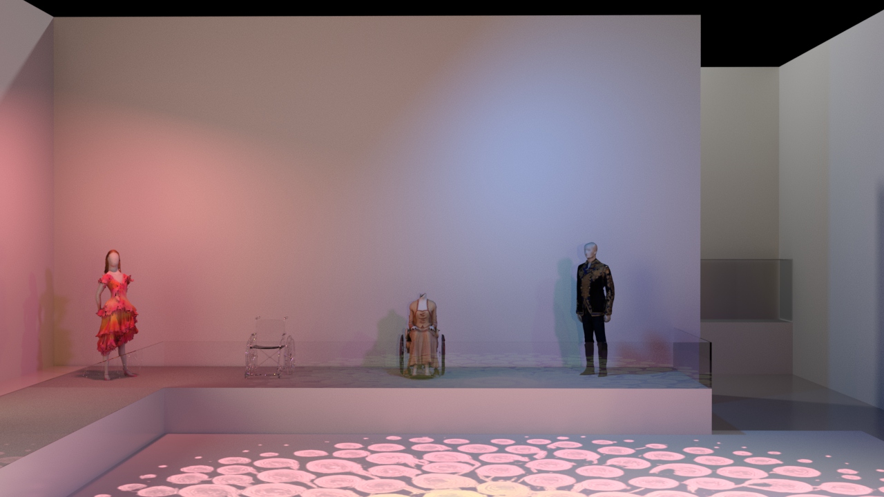 Room 5 — elevation lighting test render